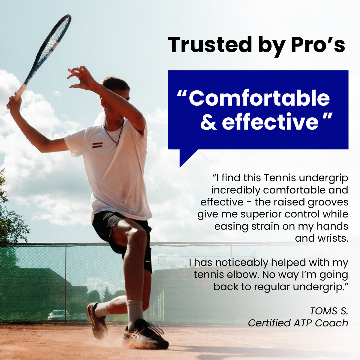Tennis Undergrip | Improved Swing | RocketGrip