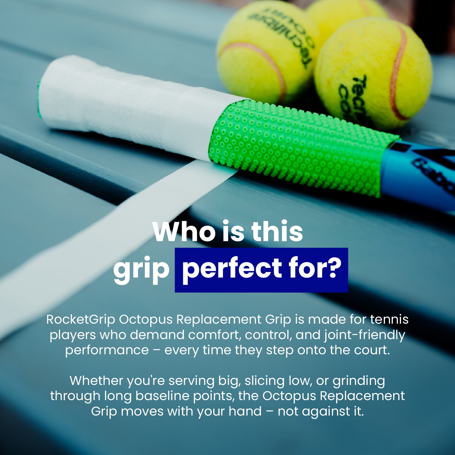 Octopus Tennis Replacement Grip (2 grips)