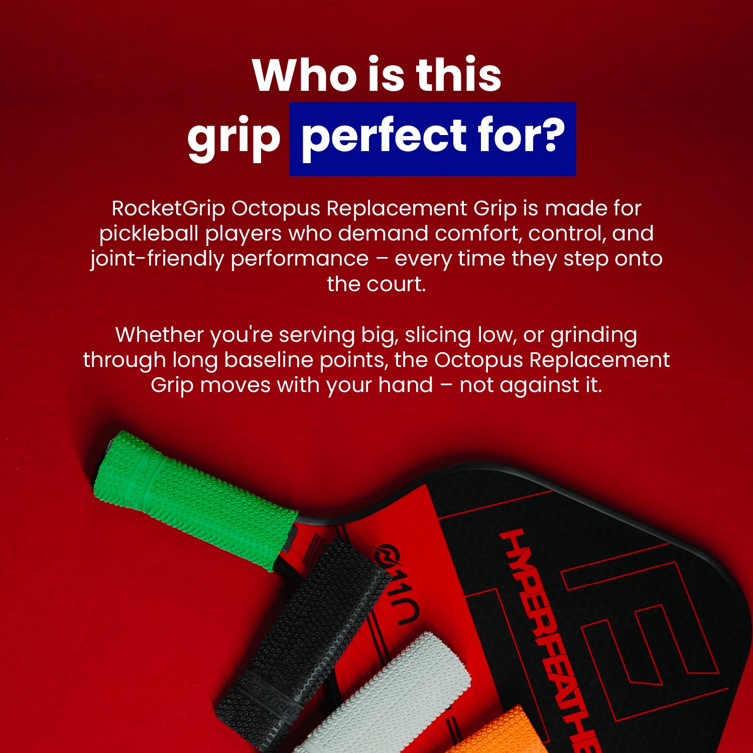 Octopus Pickleball Replacement Grip (2 grips)