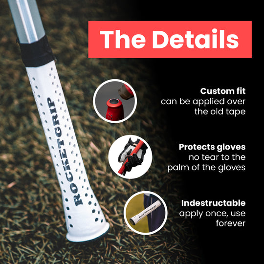 Starter Pack Lacrosse Grips (Rubber & Hole grips + Tackifier)