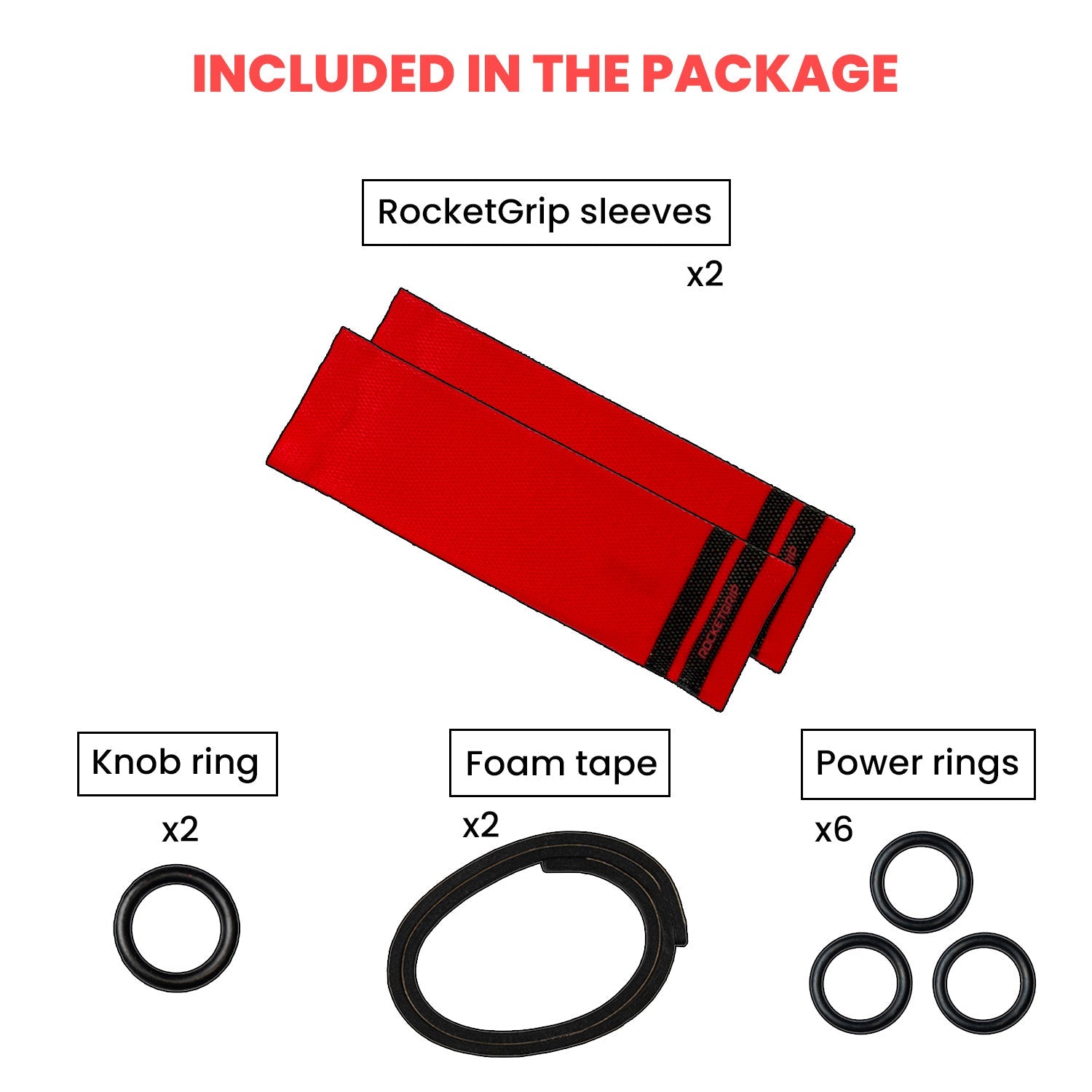 Rubber Hockey Grip Pack (2 grips)