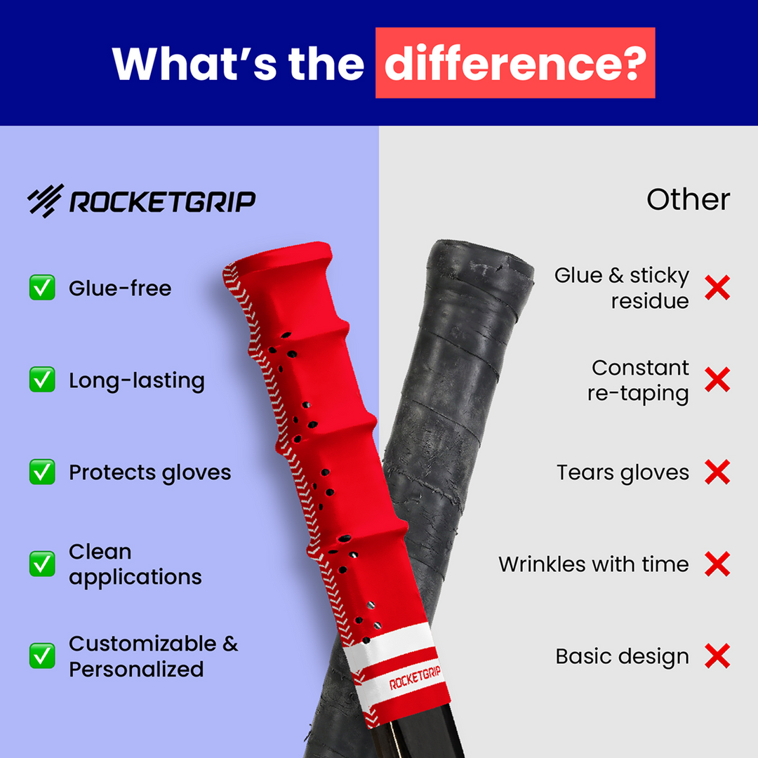 RocketGrip fabric hockey grip