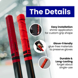 RocketGrip fabric hockey grip
