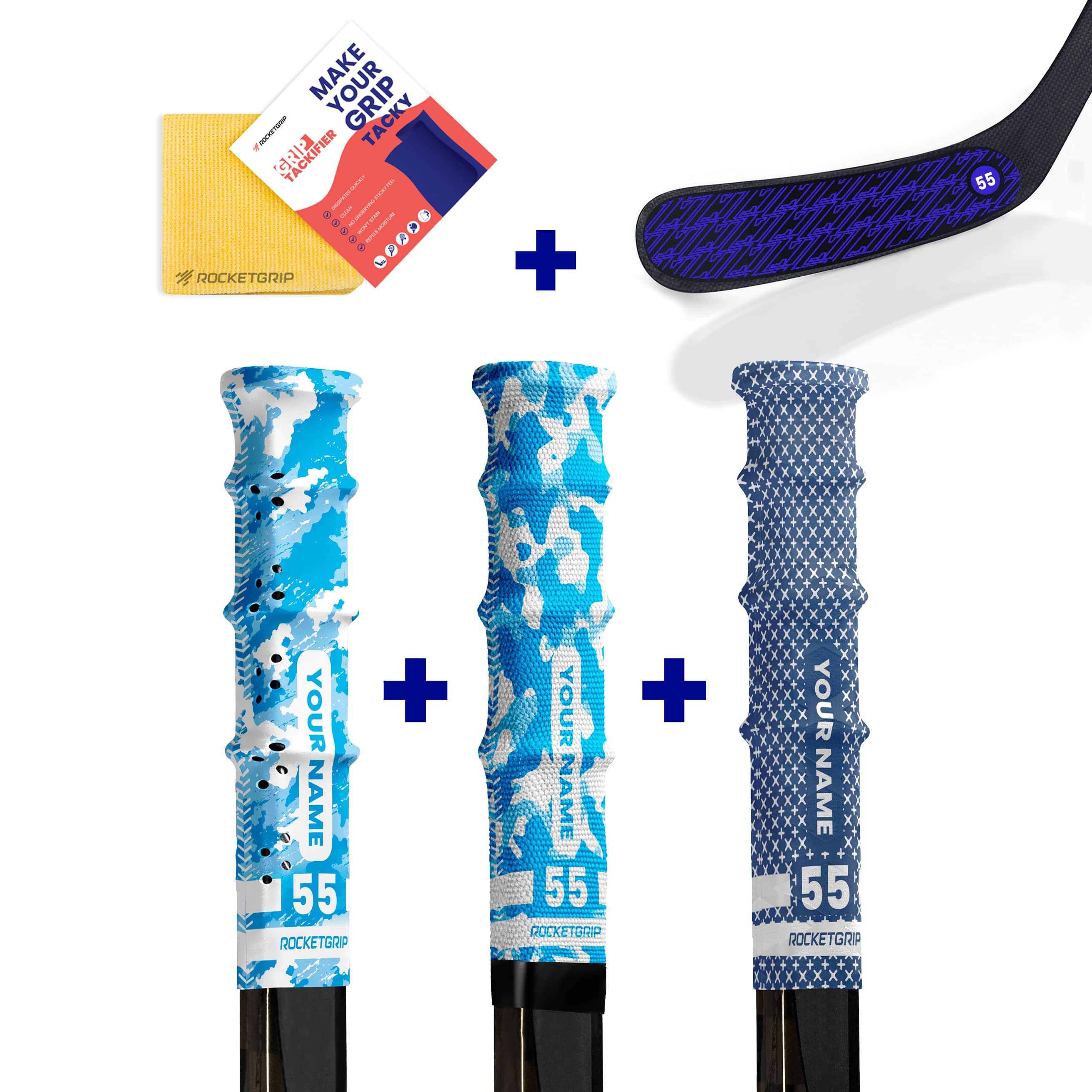 Ultimate-Pack Camo Hockey Grips