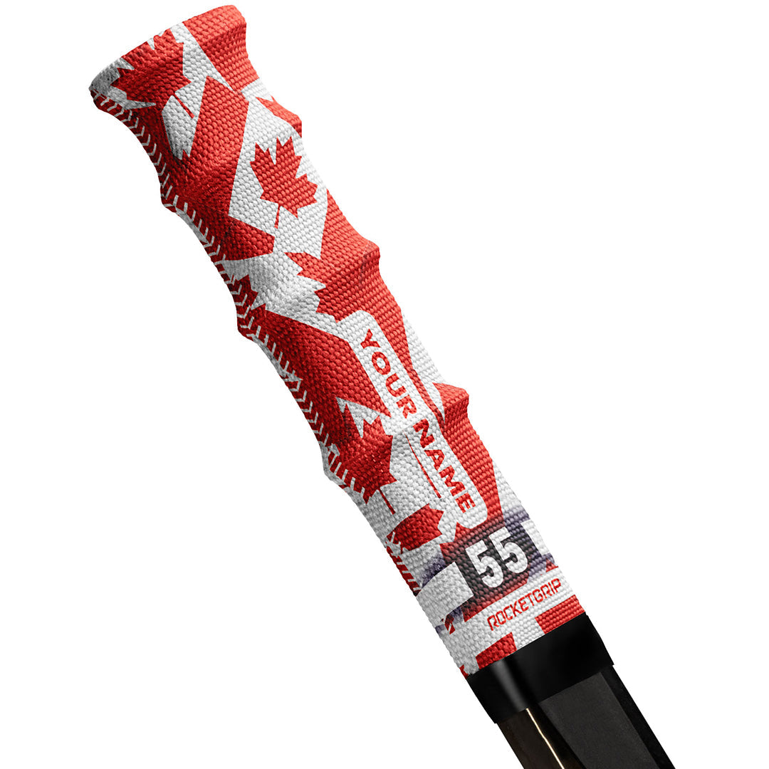 Flag Fabric Hockey Grips (2-pack)