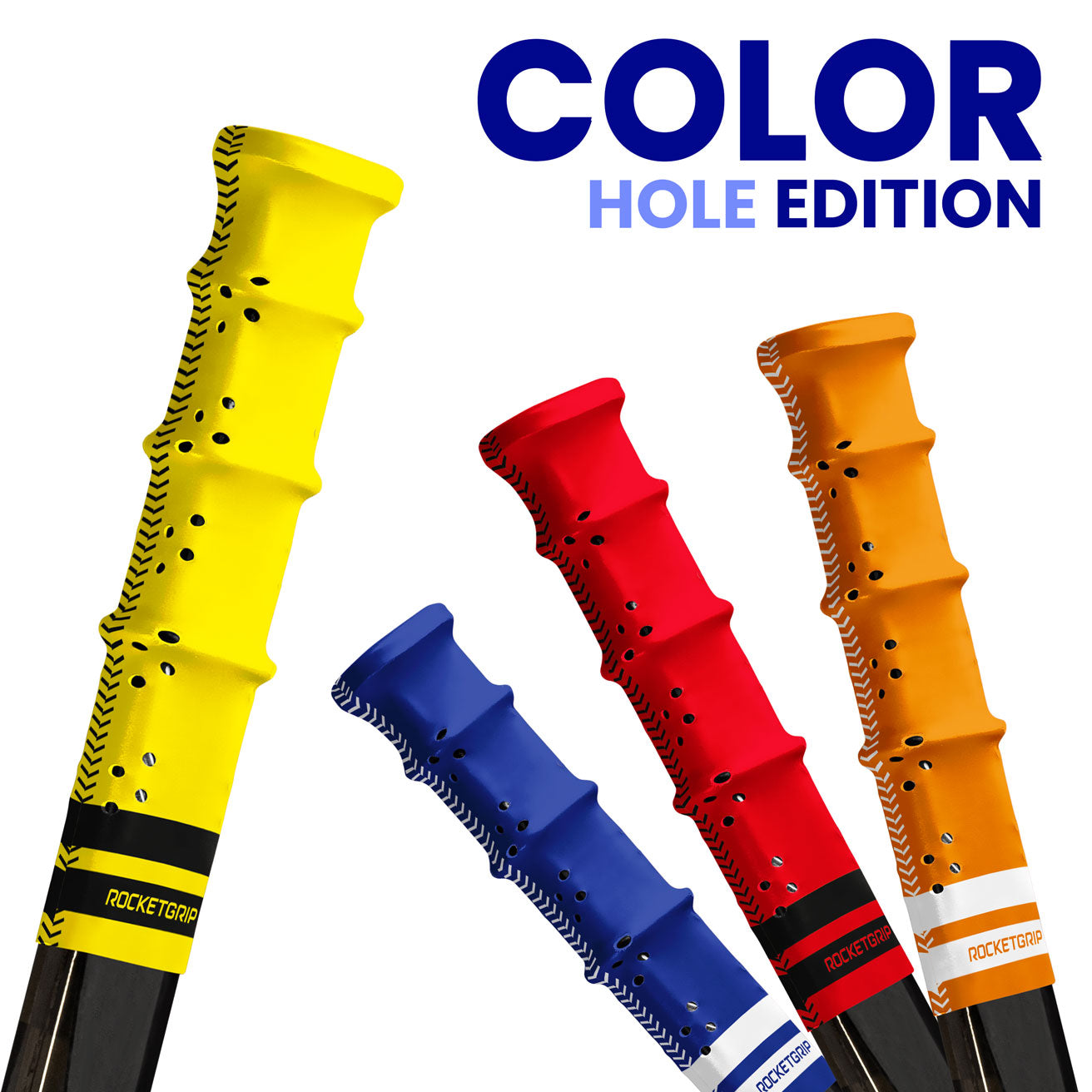 Color Hole Hockey Grips (2-pack)