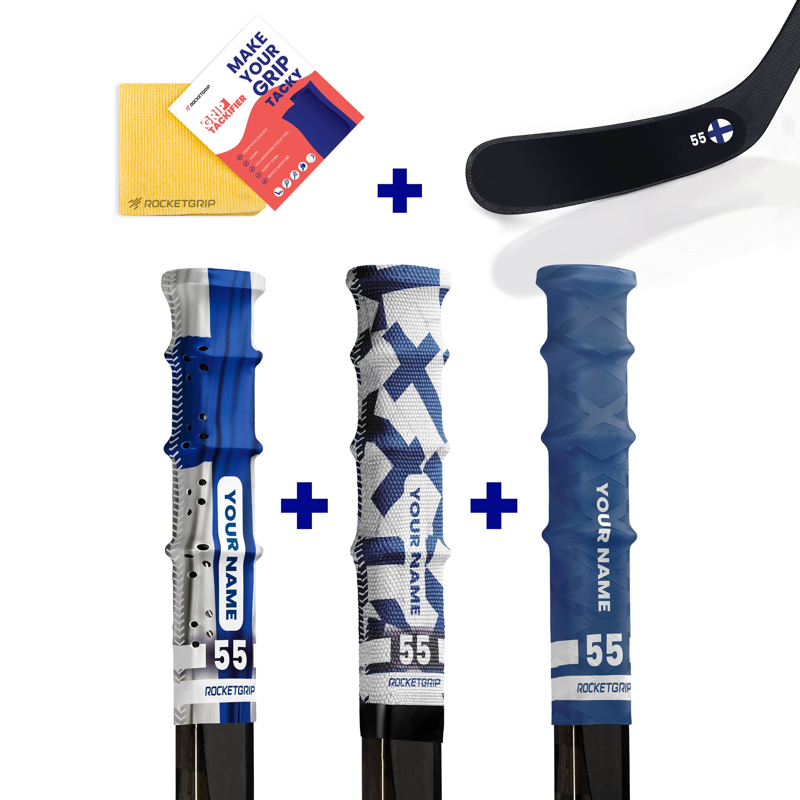 Ultimate-Pack Flag Hockey Grips