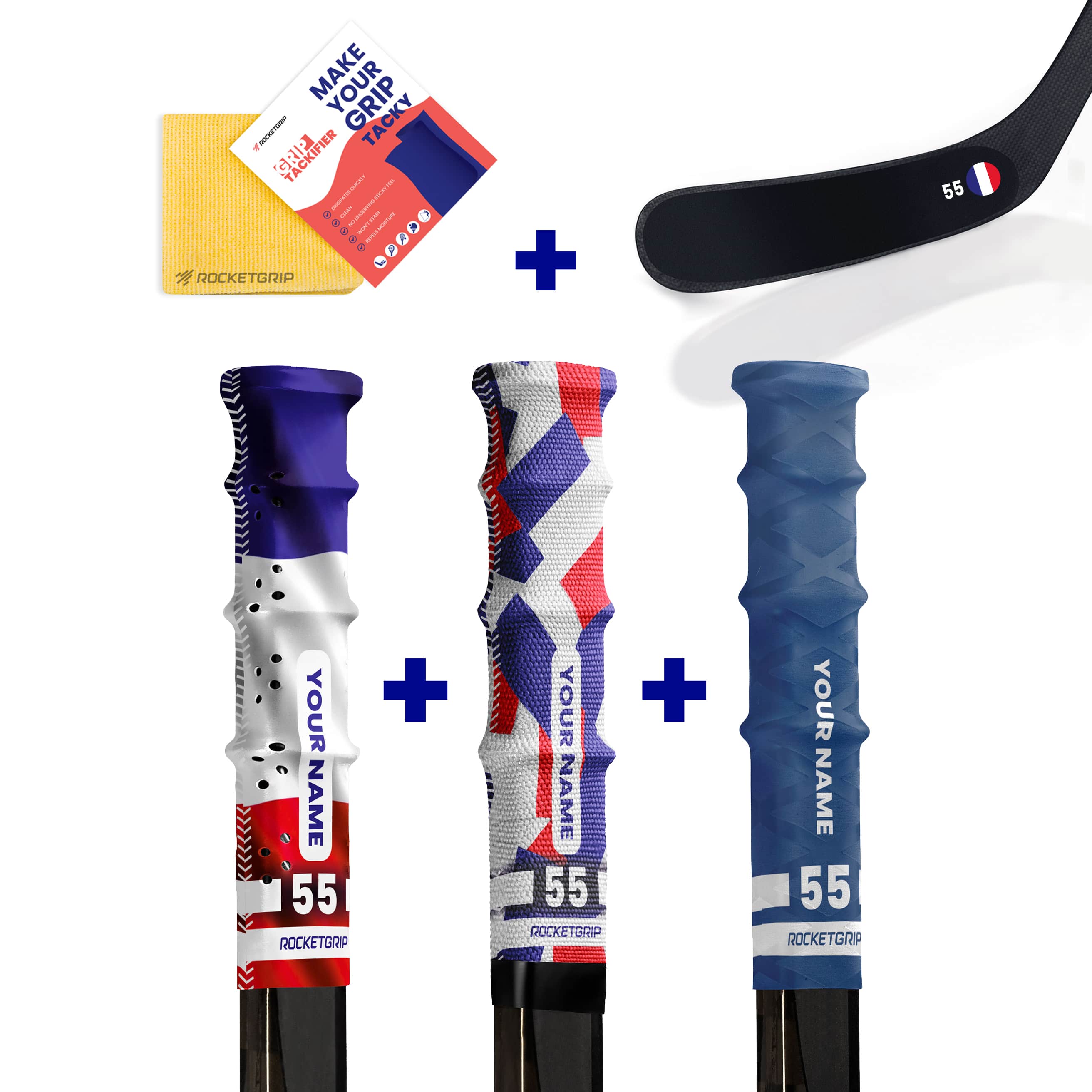 Ultimate-Pack Flag Hockey Grips