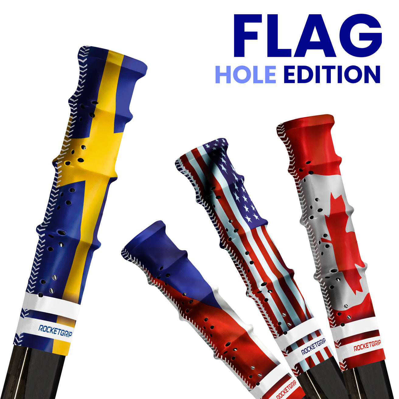 Flag Hole Hockey Grips (2-pack)